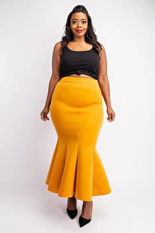 Plus Size Mermaid Skirt