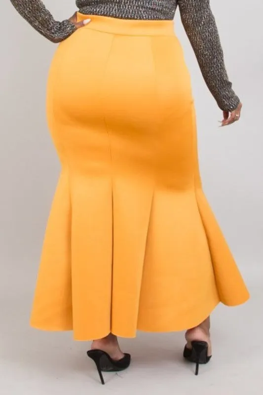 Plus Size Mermaid Skirt