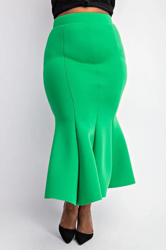 Plus Size Mermaid Skirt