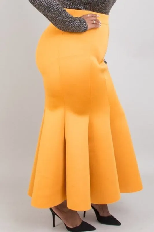 Plus Size Mermaid Skirt