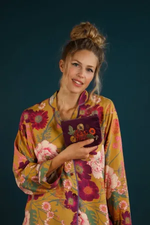 Powder Vintage Flora Velvet Mini Pouch