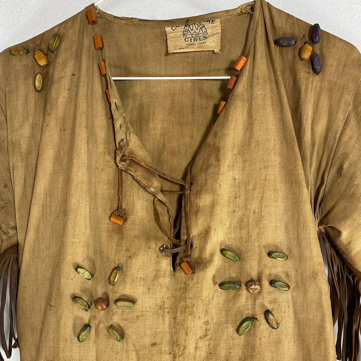 Rare American Photograph Ephemera Shadowbox and Camp Fire Girls Uniform