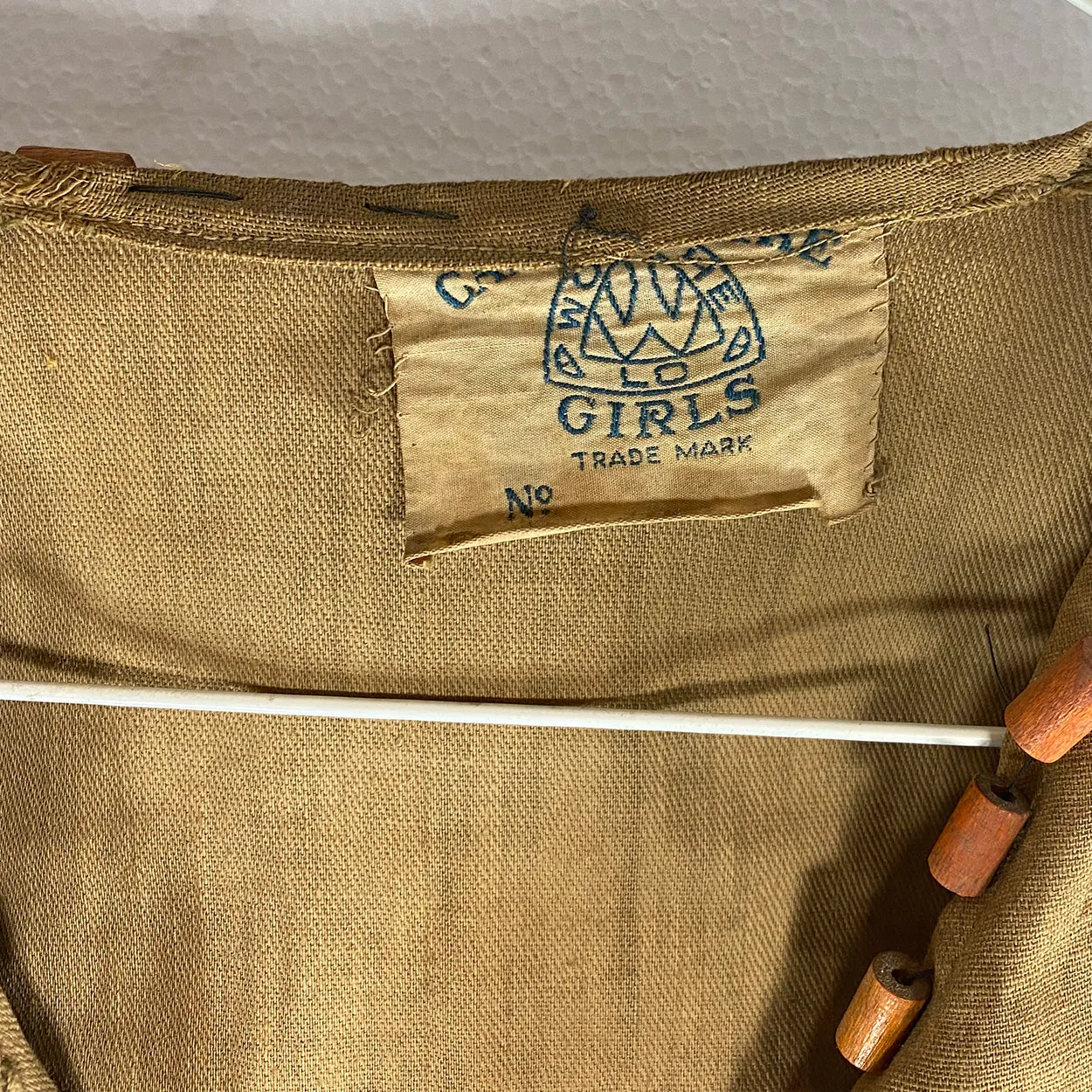 Rare American Photograph Ephemera Shadowbox and Camp Fire Girls Uniform
