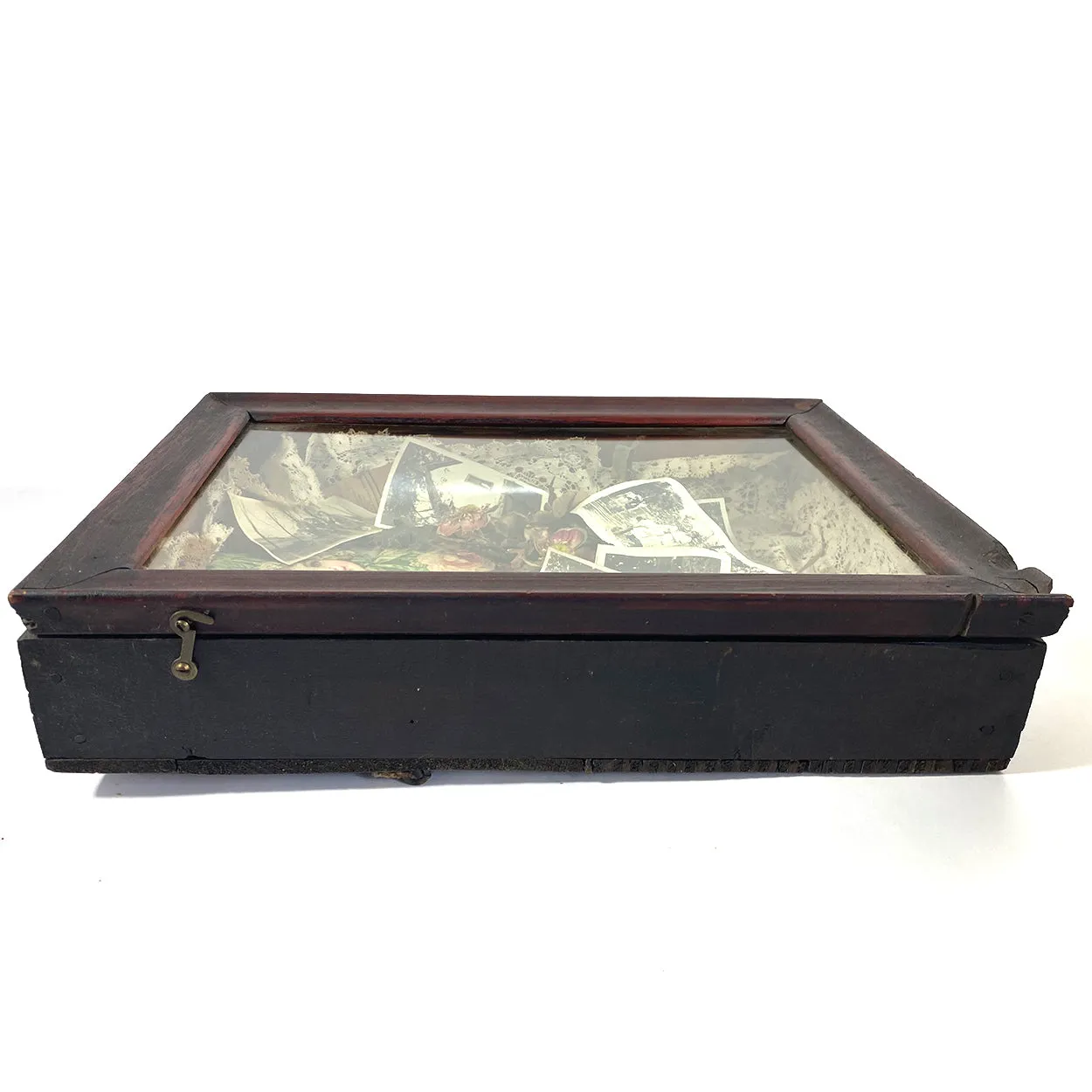 Rare American Photograph Ephemera Shadowbox and Camp Fire Girls Uniform