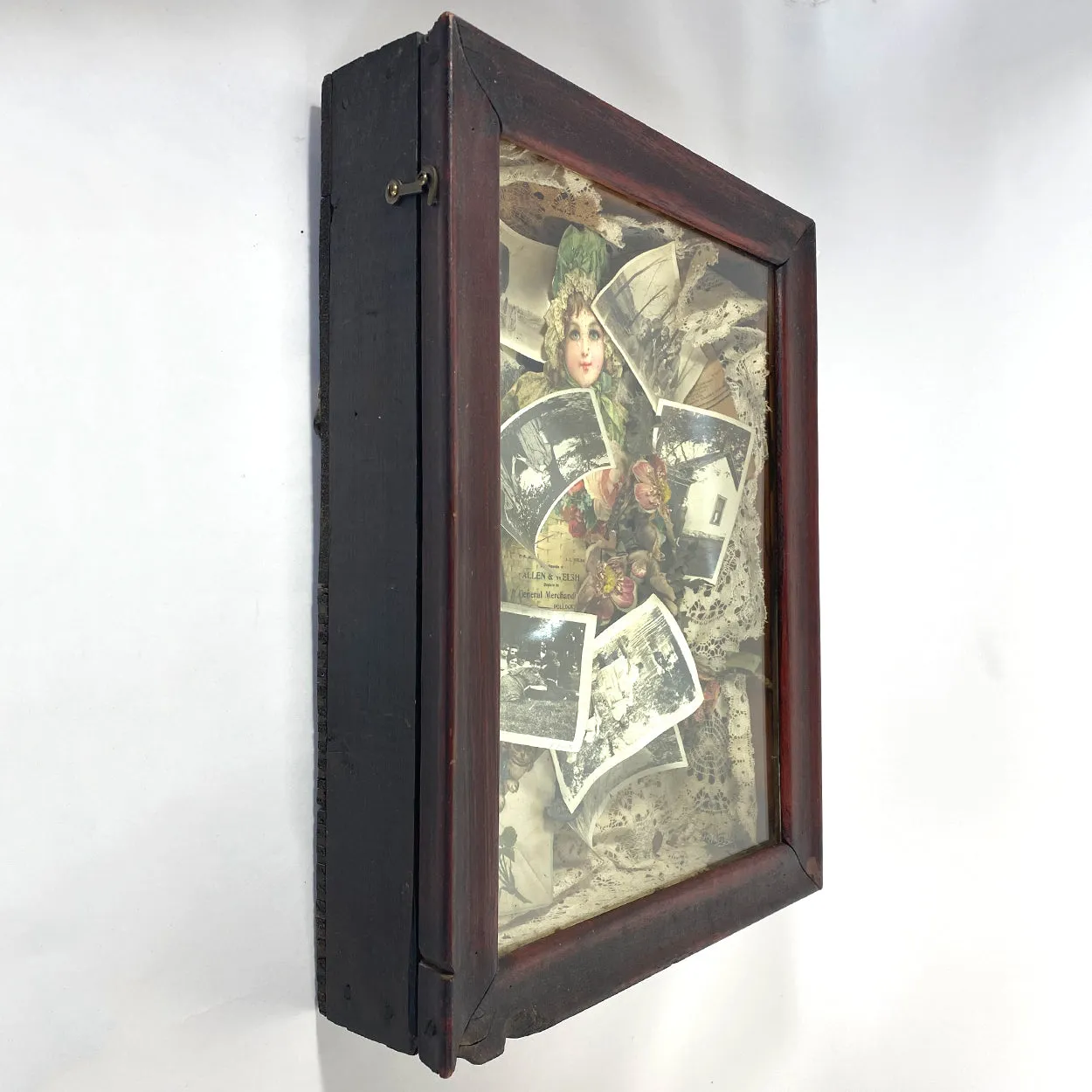 Rare American Photograph Ephemera Shadowbox and Camp Fire Girls Uniform