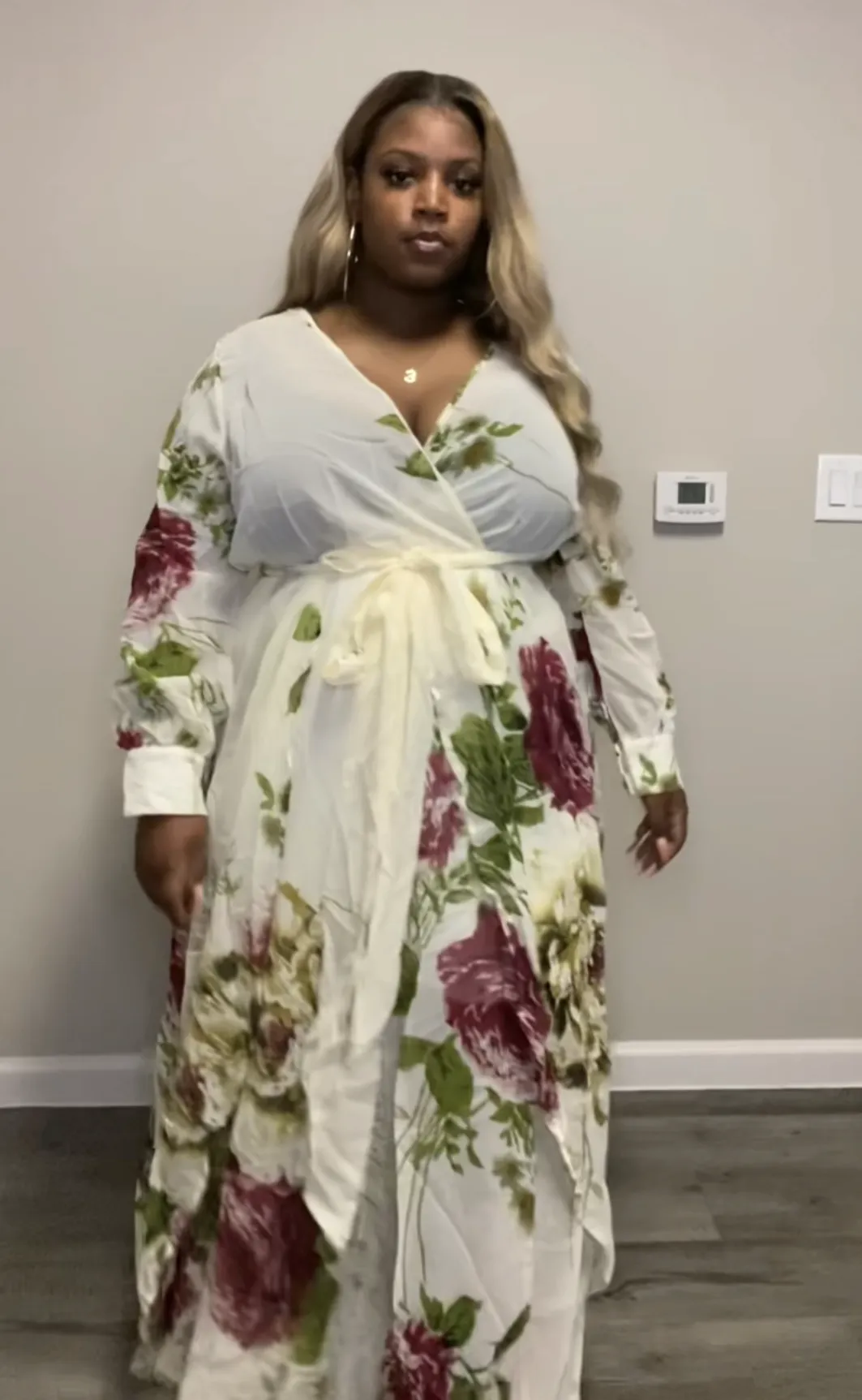 Rose Maxi Sheer Dress