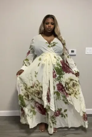 Rose Maxi Sheer Dress