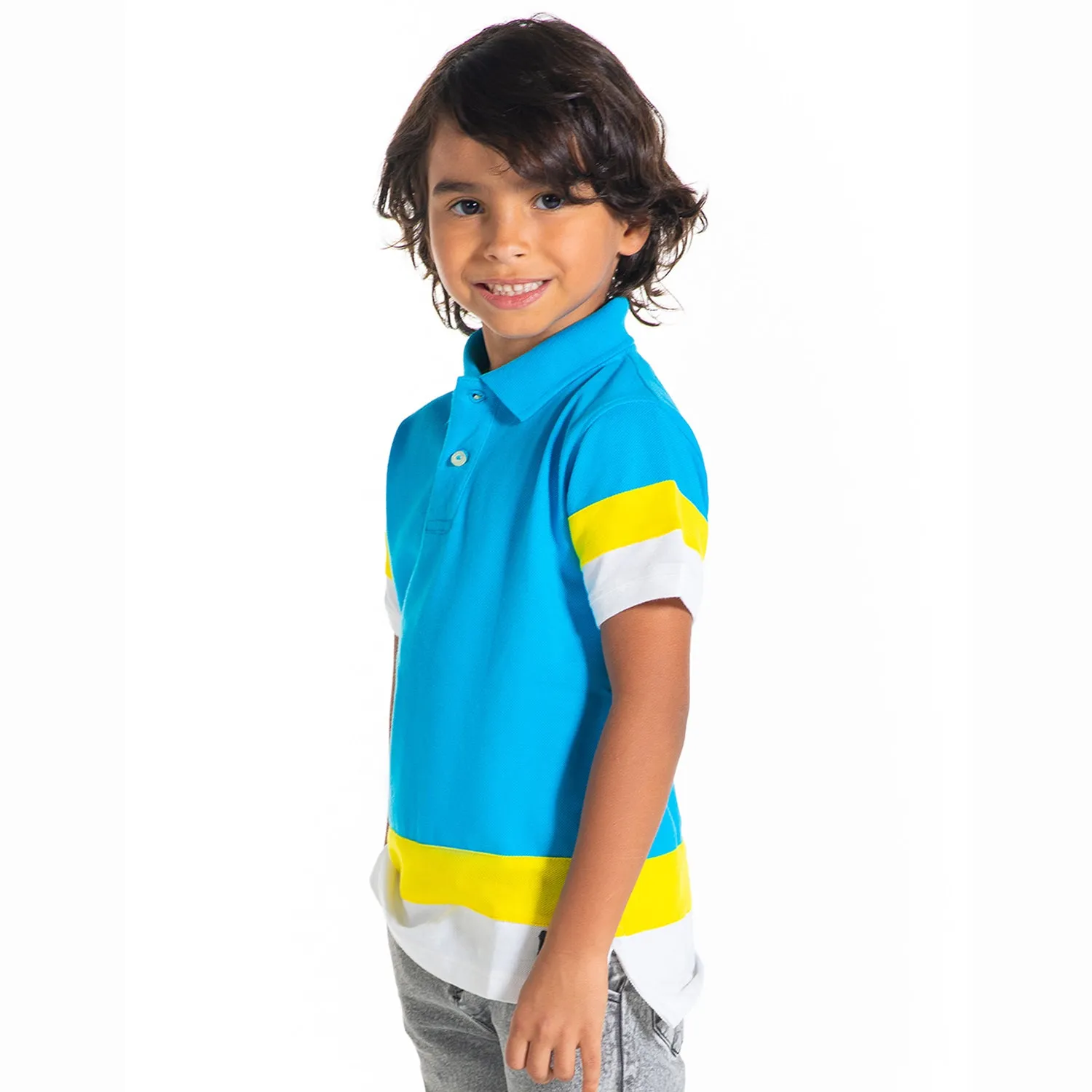 Rustic Colorblock Polo