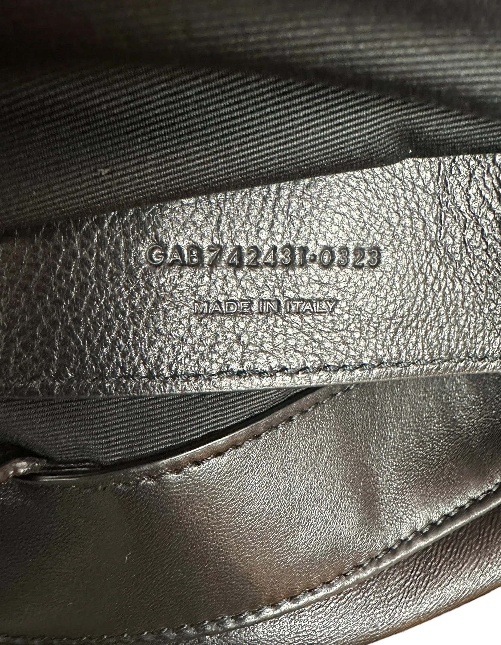 Saint Laurent NEW Black Jamie 4.3 Maxi Lambskin Chain Shoulder Bag
