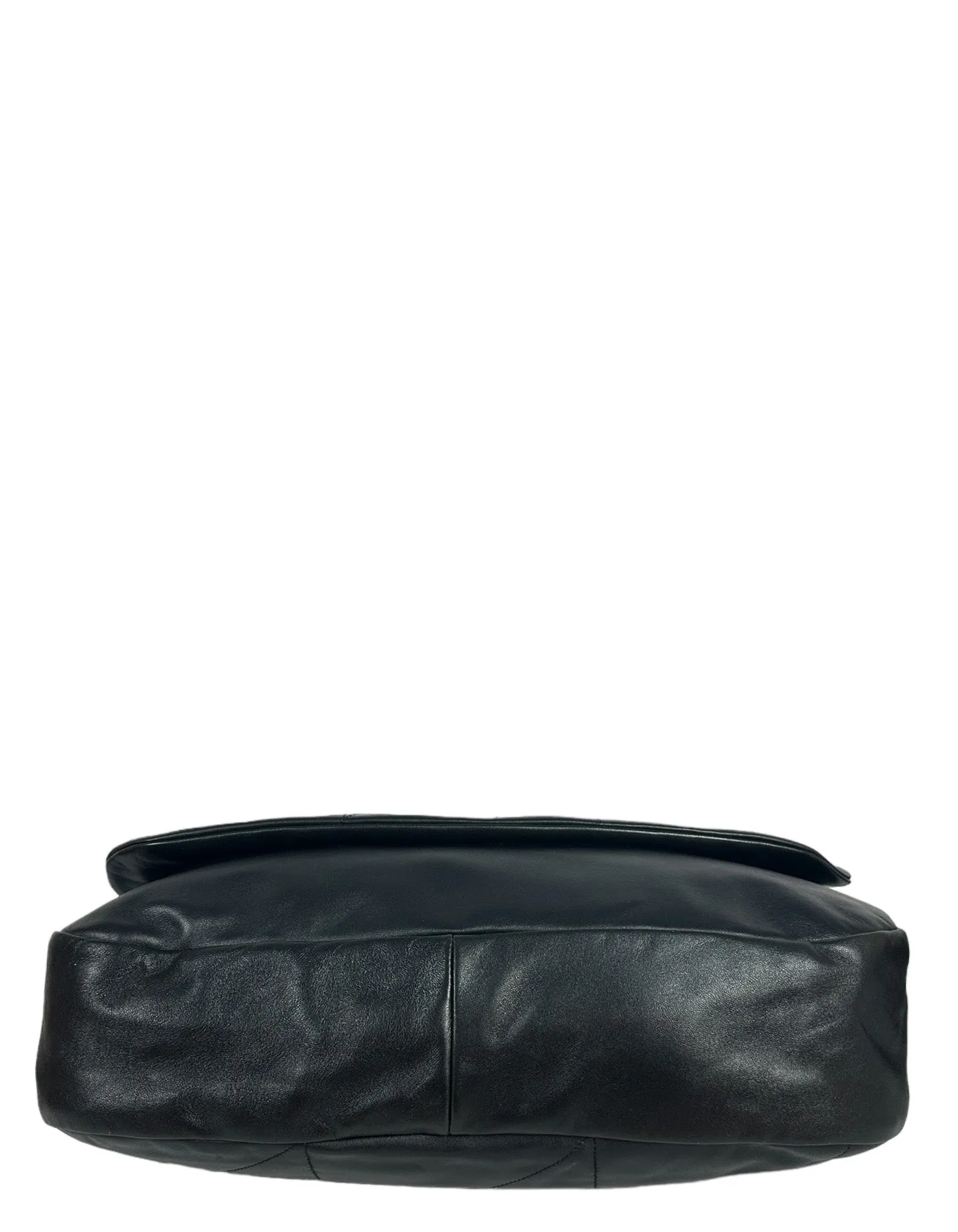 Saint Laurent NEW Black Jamie 4.3 Maxi Lambskin Chain Shoulder Bag
