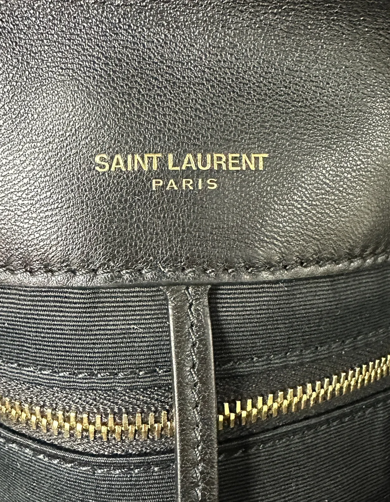 Saint Laurent NEW Black Jamie 4.3 Maxi Lambskin Chain Shoulder Bag