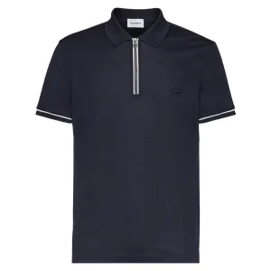 SALVATORE FERRAGAMO POLO NAVY/WHIITE