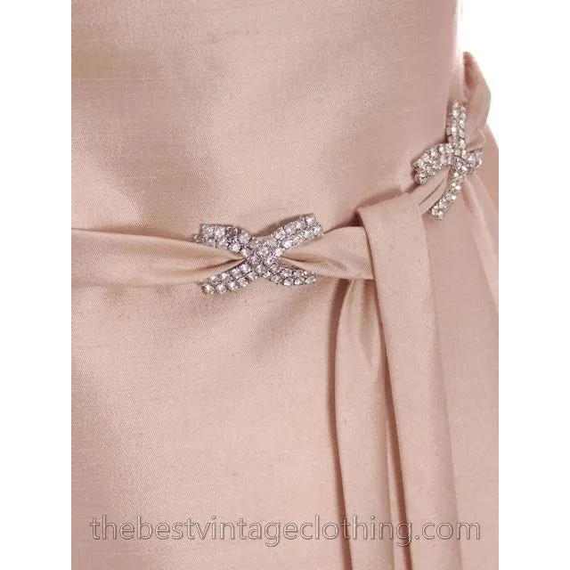 Shannon Rodgers for Jerry Silverman VintageCocktail Dress 1960s Rhinestones Costume