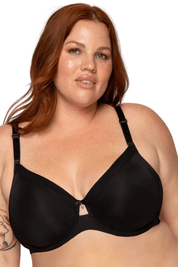 Silky Smooth Micro Unlined Bra - Black
