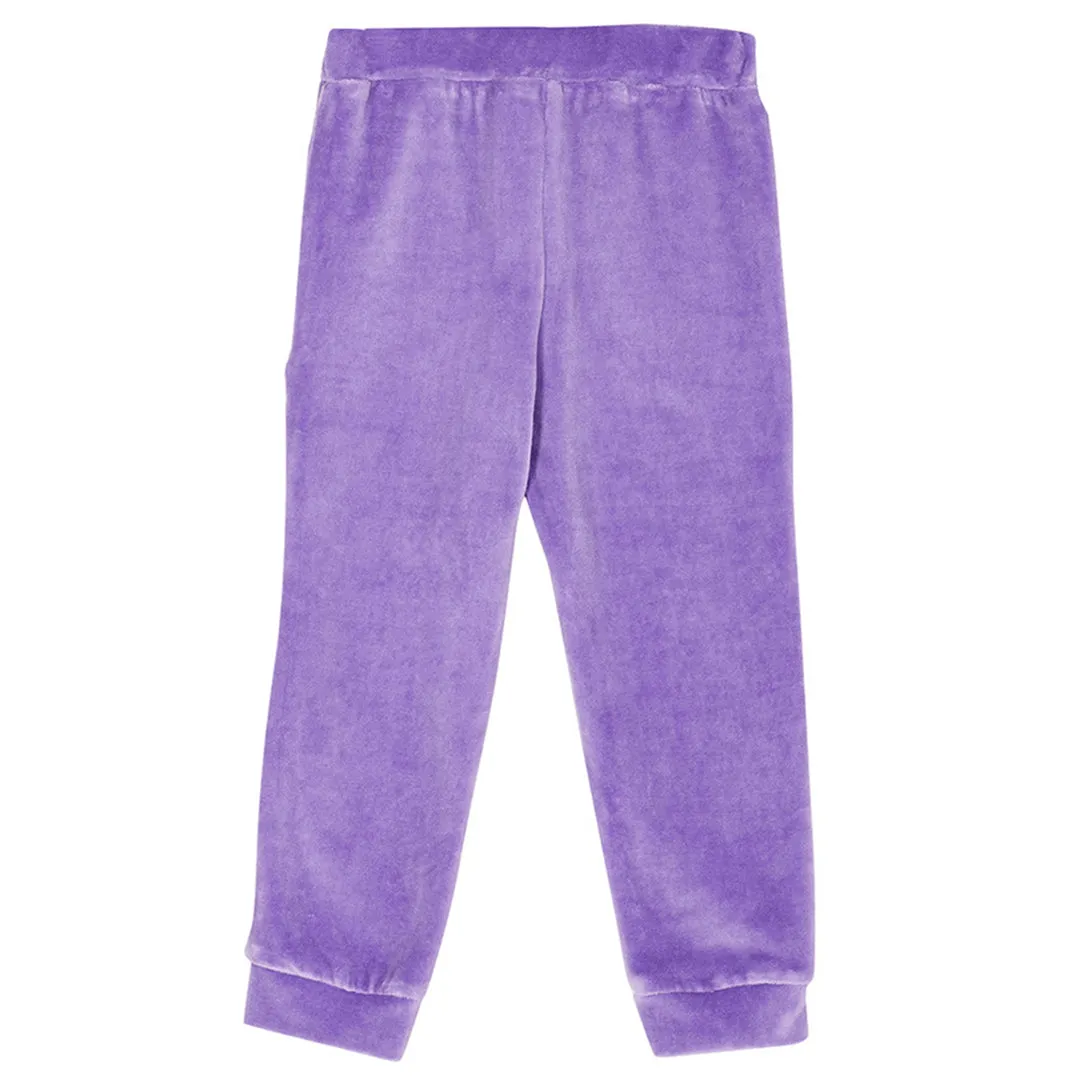 Soft Velour Zipper Top N Bottom Set