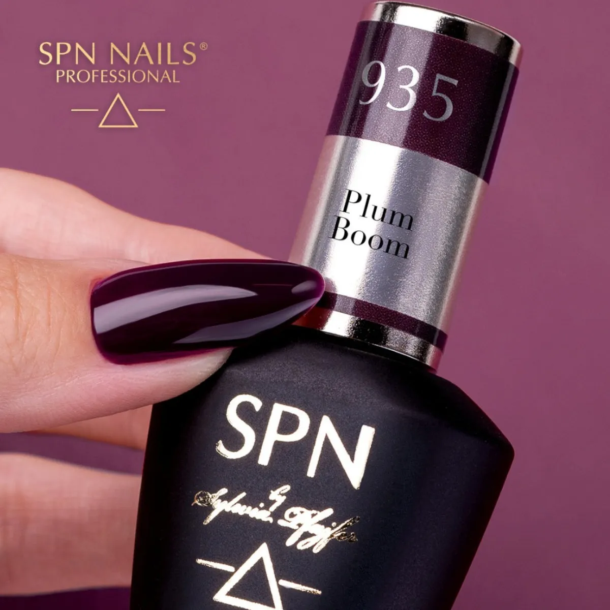 SPN Nails UV/LED Gel Polish 935 Plum Boom