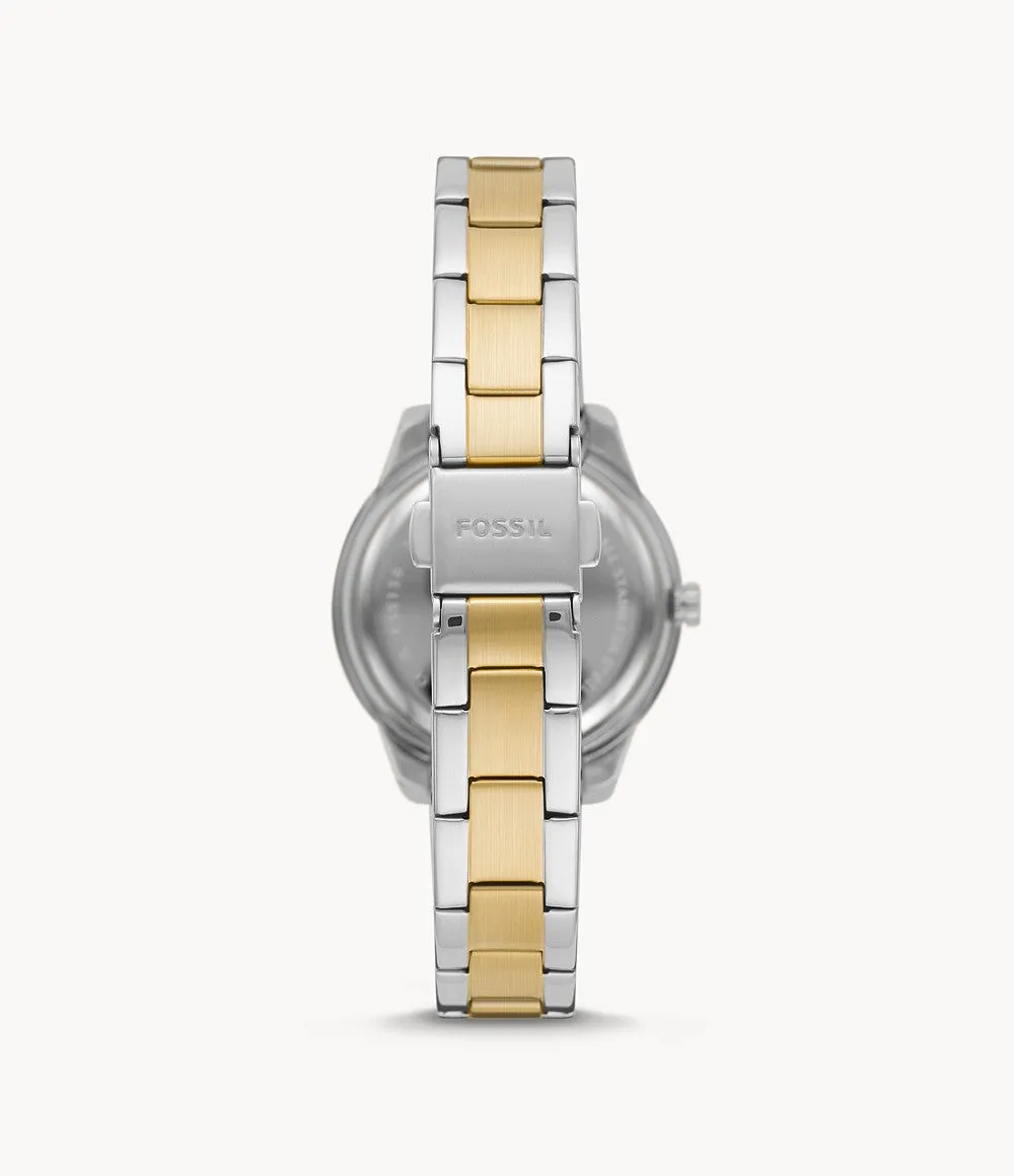 Stella Three-Hand Date Two-Tone Stainless Steel Watch ES5138