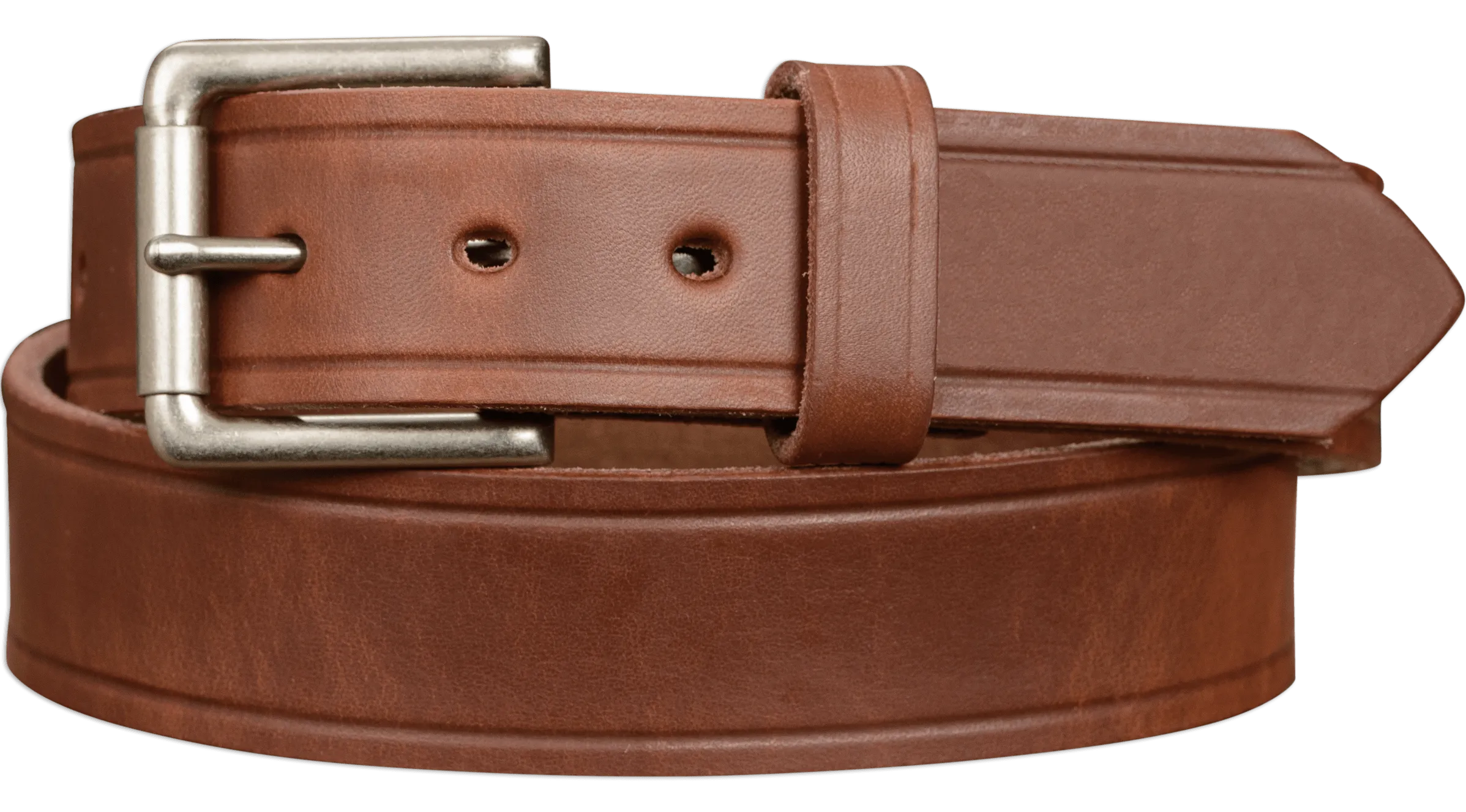 The Maverick: Hot Dipped Tan Creased Accent 1.50"
