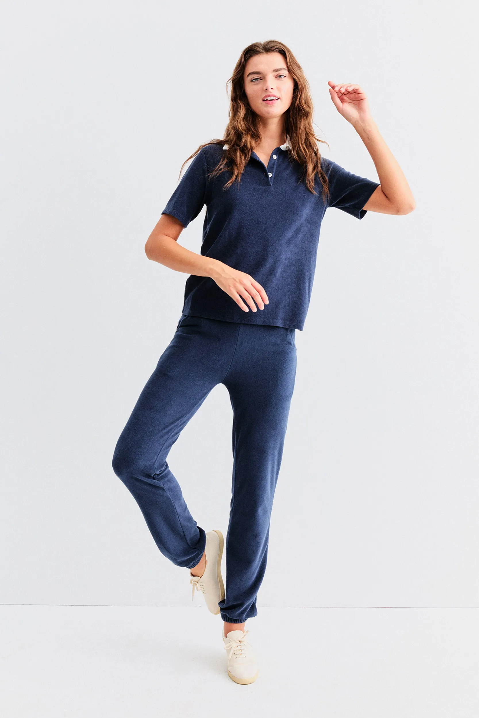 The Terry Polo - Navy