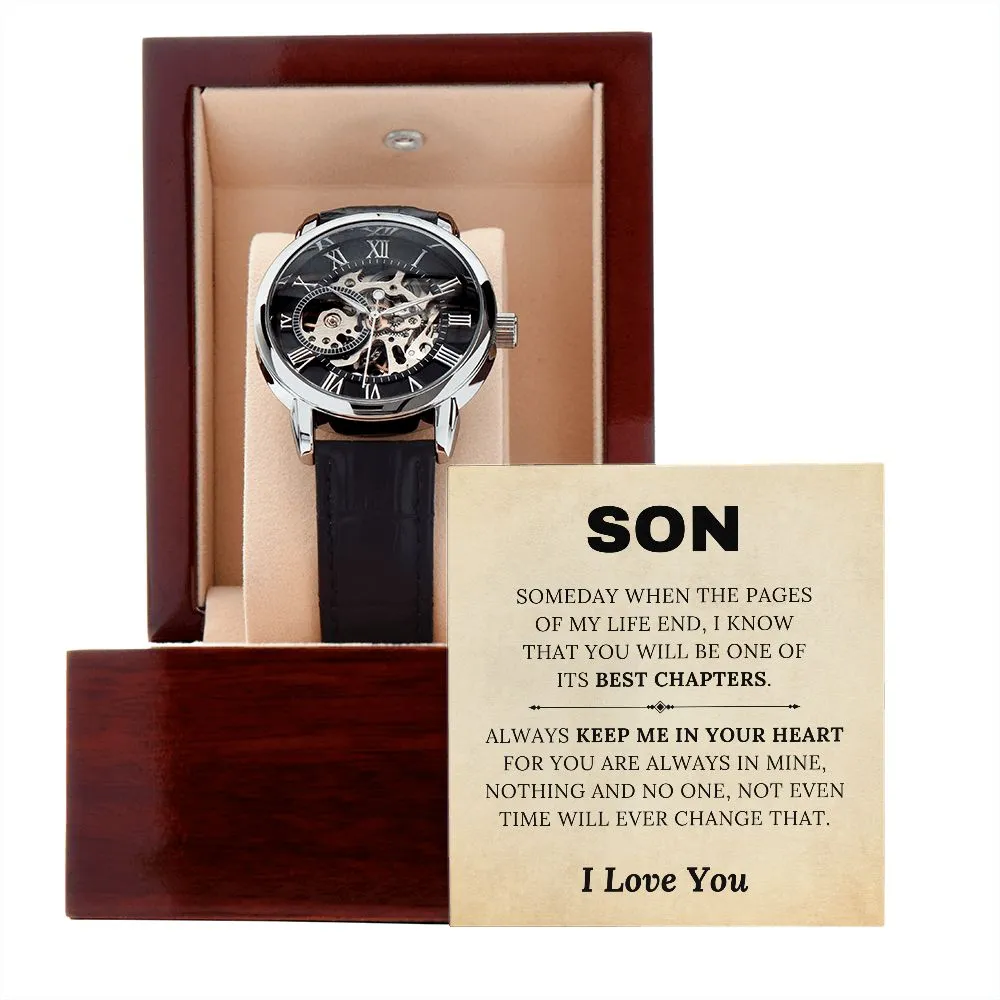 To My Son - Keep Me In Your Heart