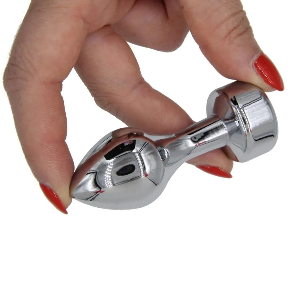 TRANSPARENT COLOR JEWELED METAL PLUG