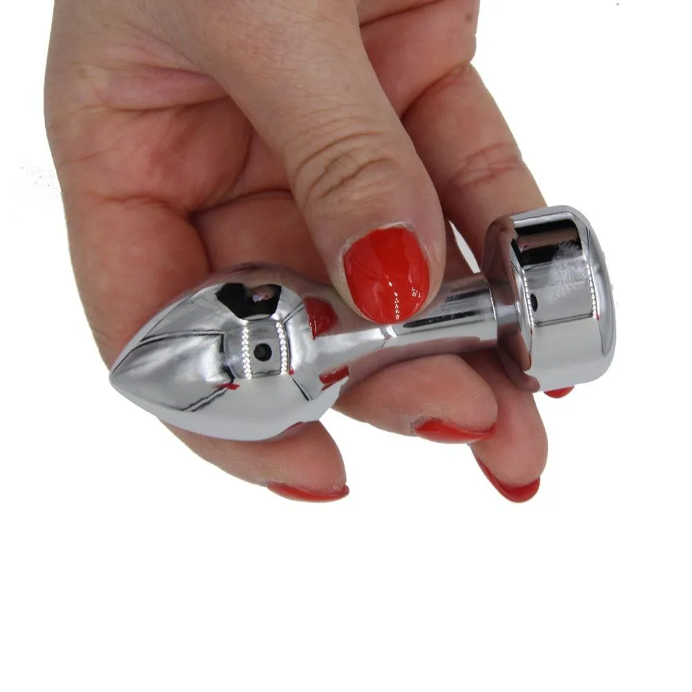 TRANSPARENT COLOR JEWELED METAL PLUG