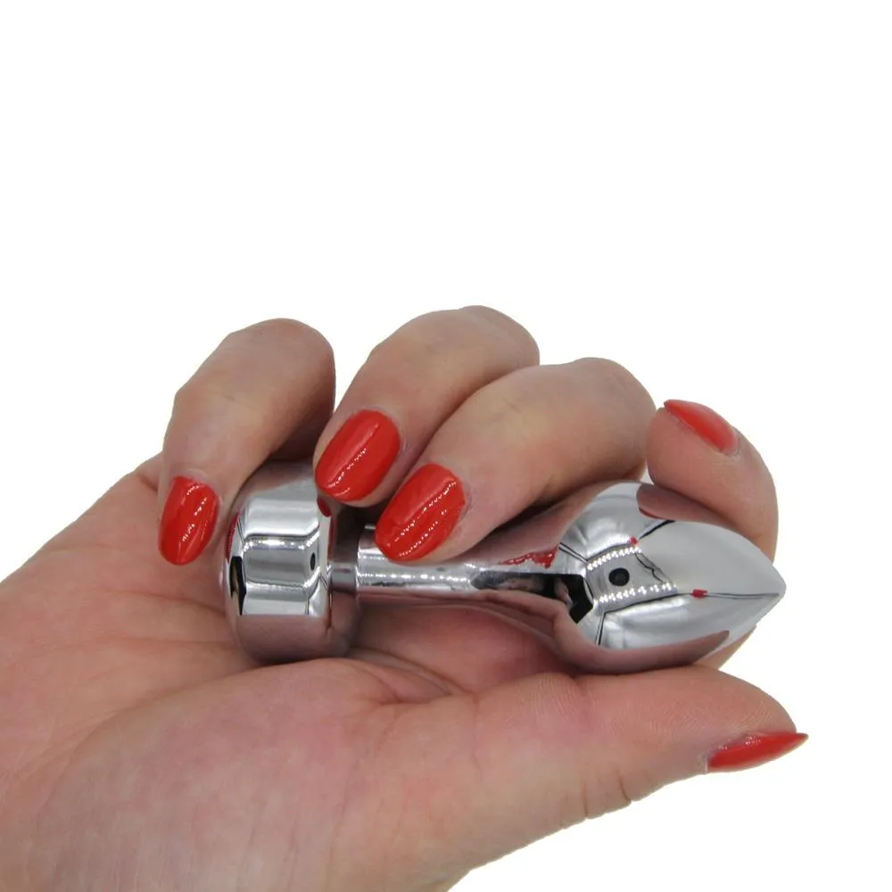 TRANSPARENT COLOR JEWELED METAL PLUG