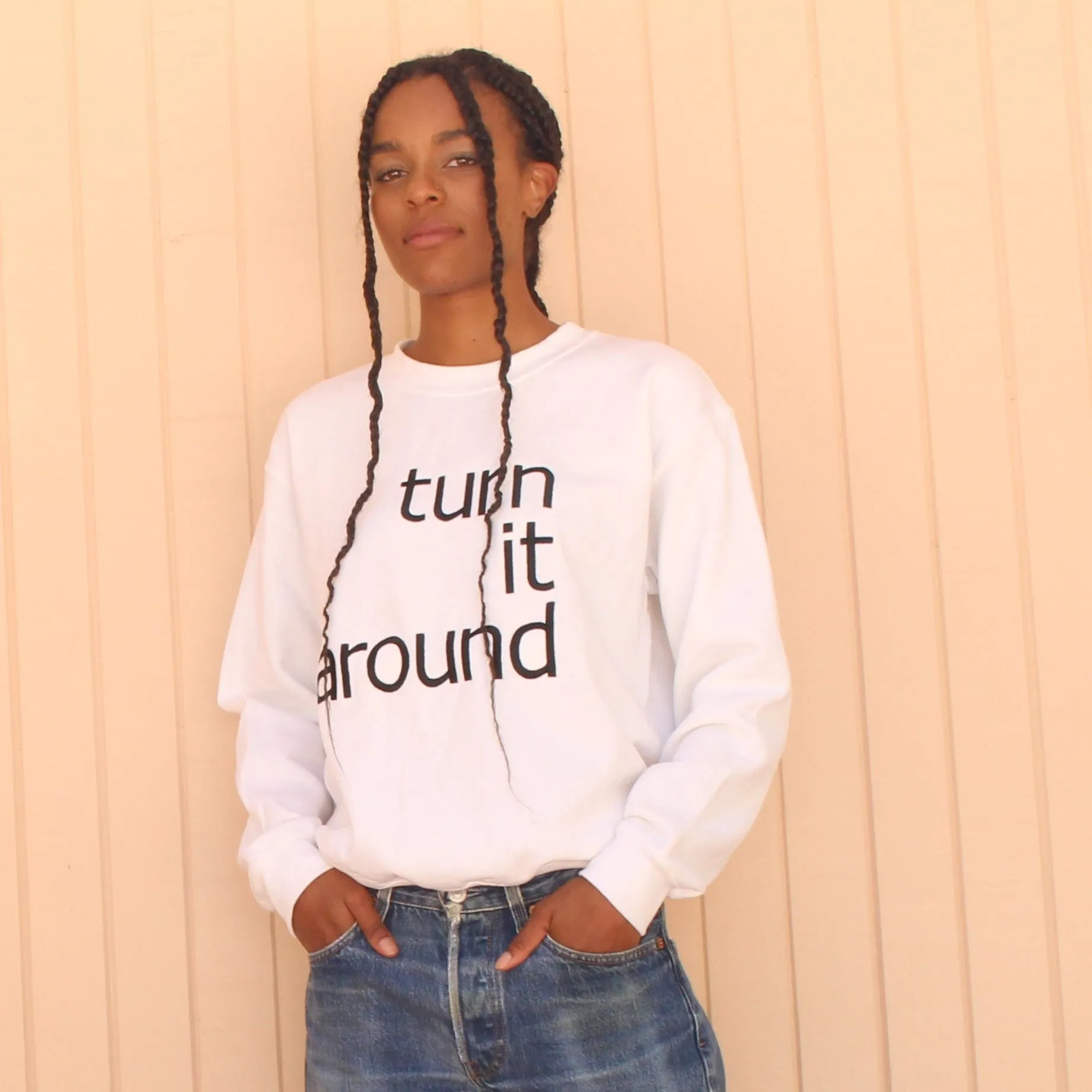 TURN IT AROUND CREWNECK