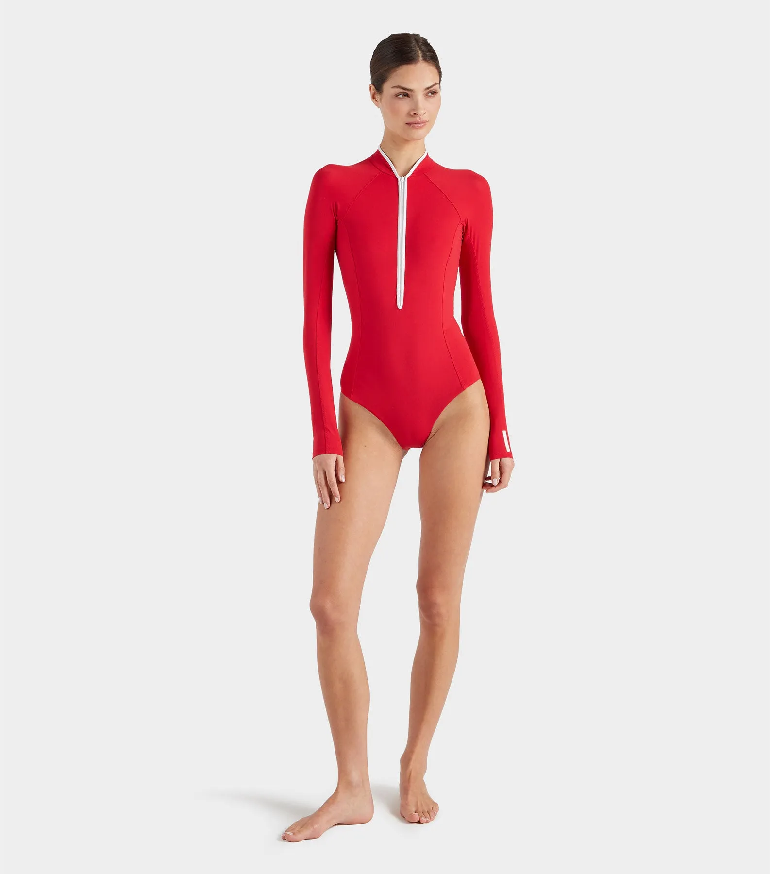 Tyra UPF 50  Swim - Red/White
