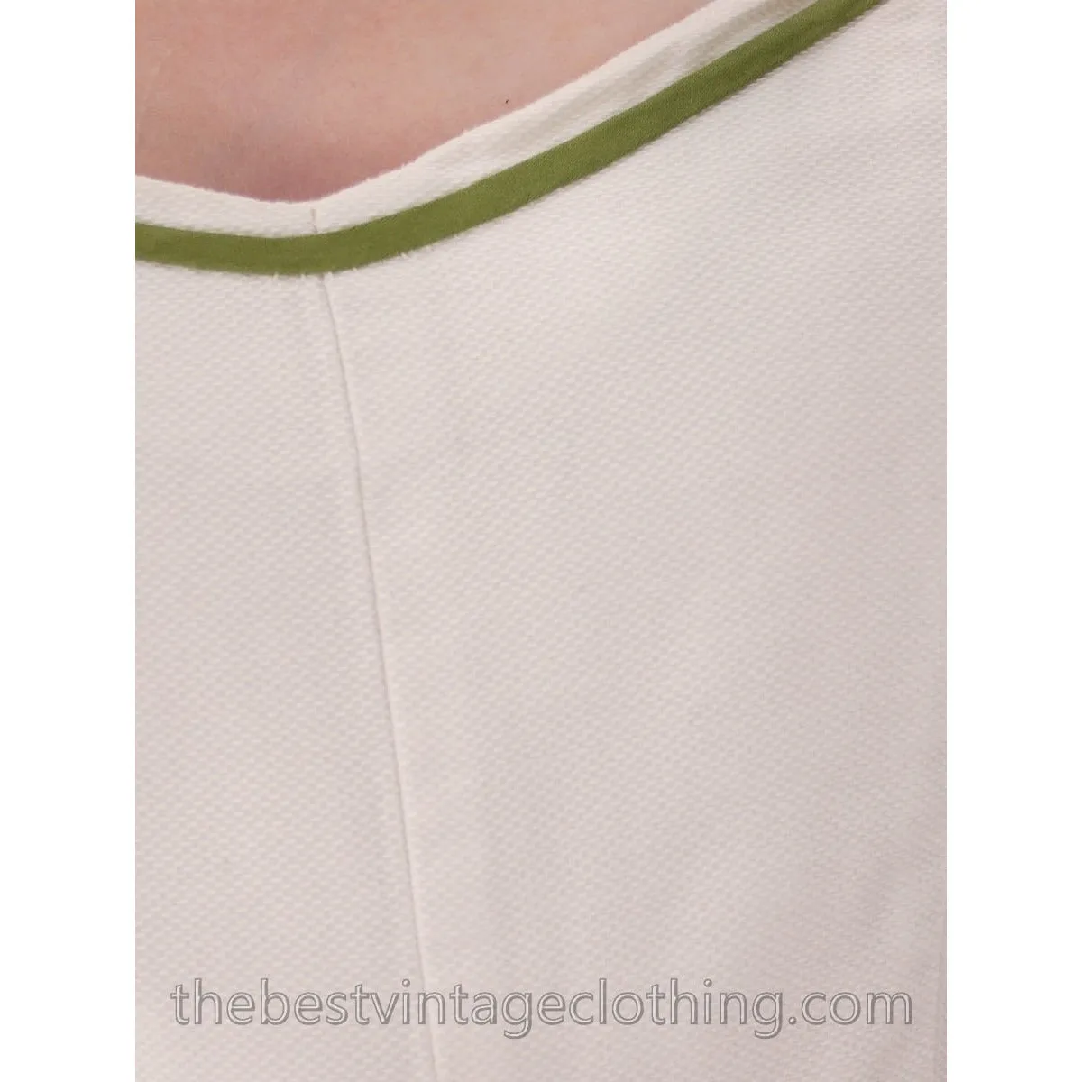 Vicky Vaughn Vintage Sundress Matching Wrap Embroidered Hem 33-24-Free 1950s S