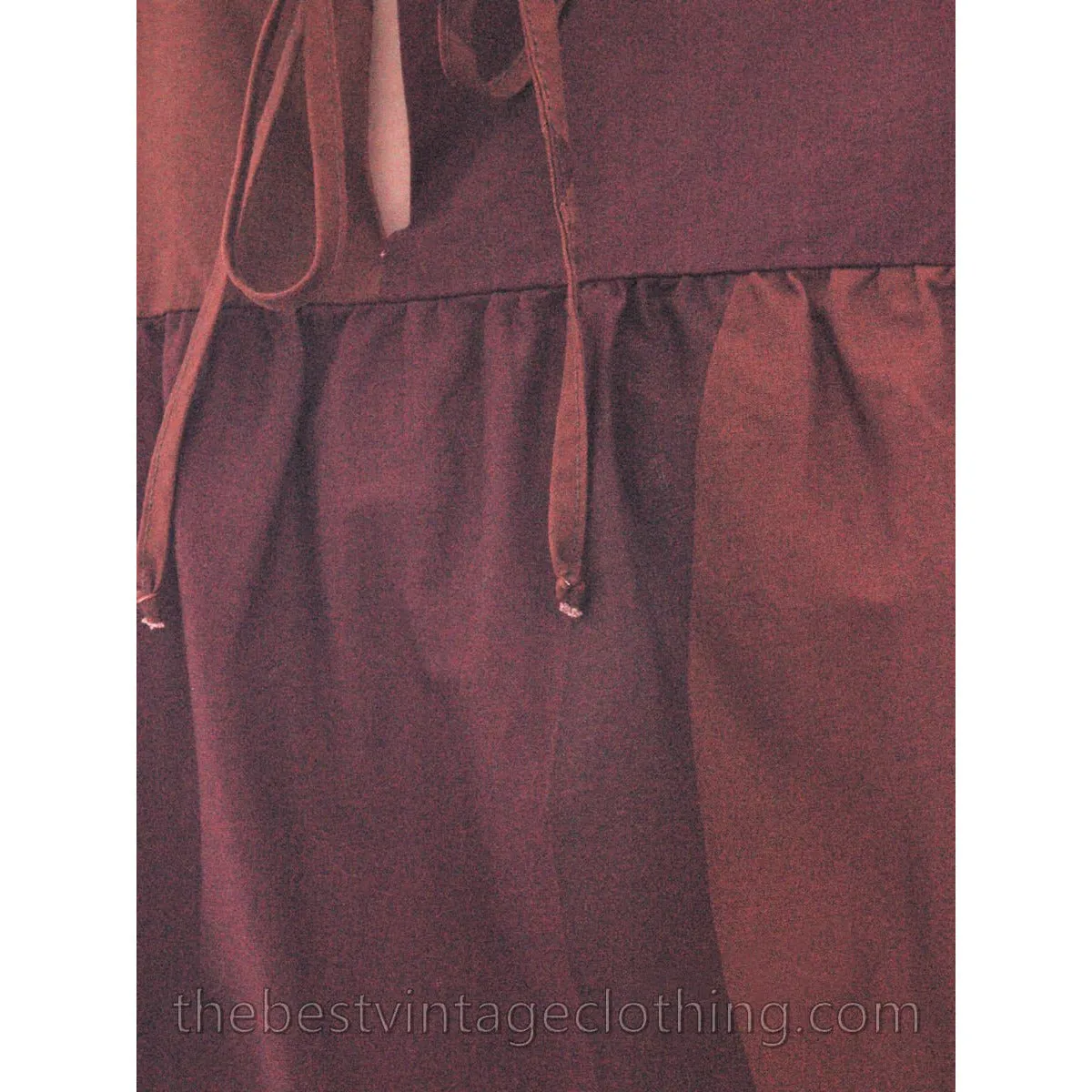 Vintage 1967 Marimekko Mod Tent Dress Circles Print Brown & Pink 36/ 6-8