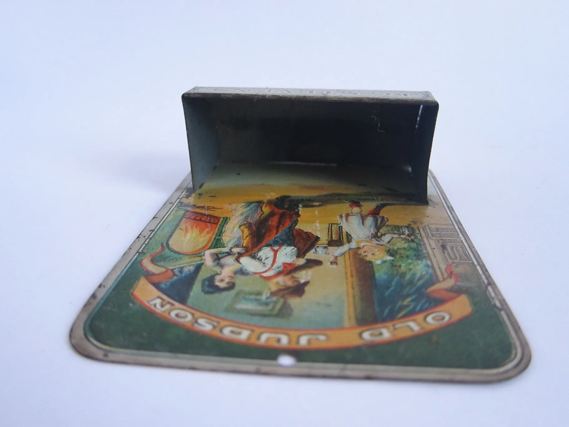 Vintage Advertising Old Judson Whiskey J C Stevens Match Holder