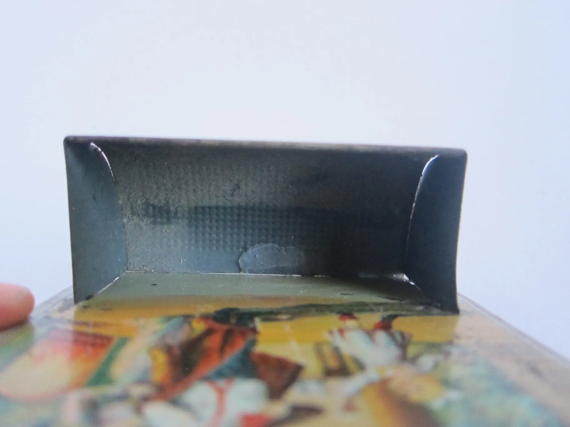 Vintage Advertising Old Judson Whiskey J C Stevens Match Holder
