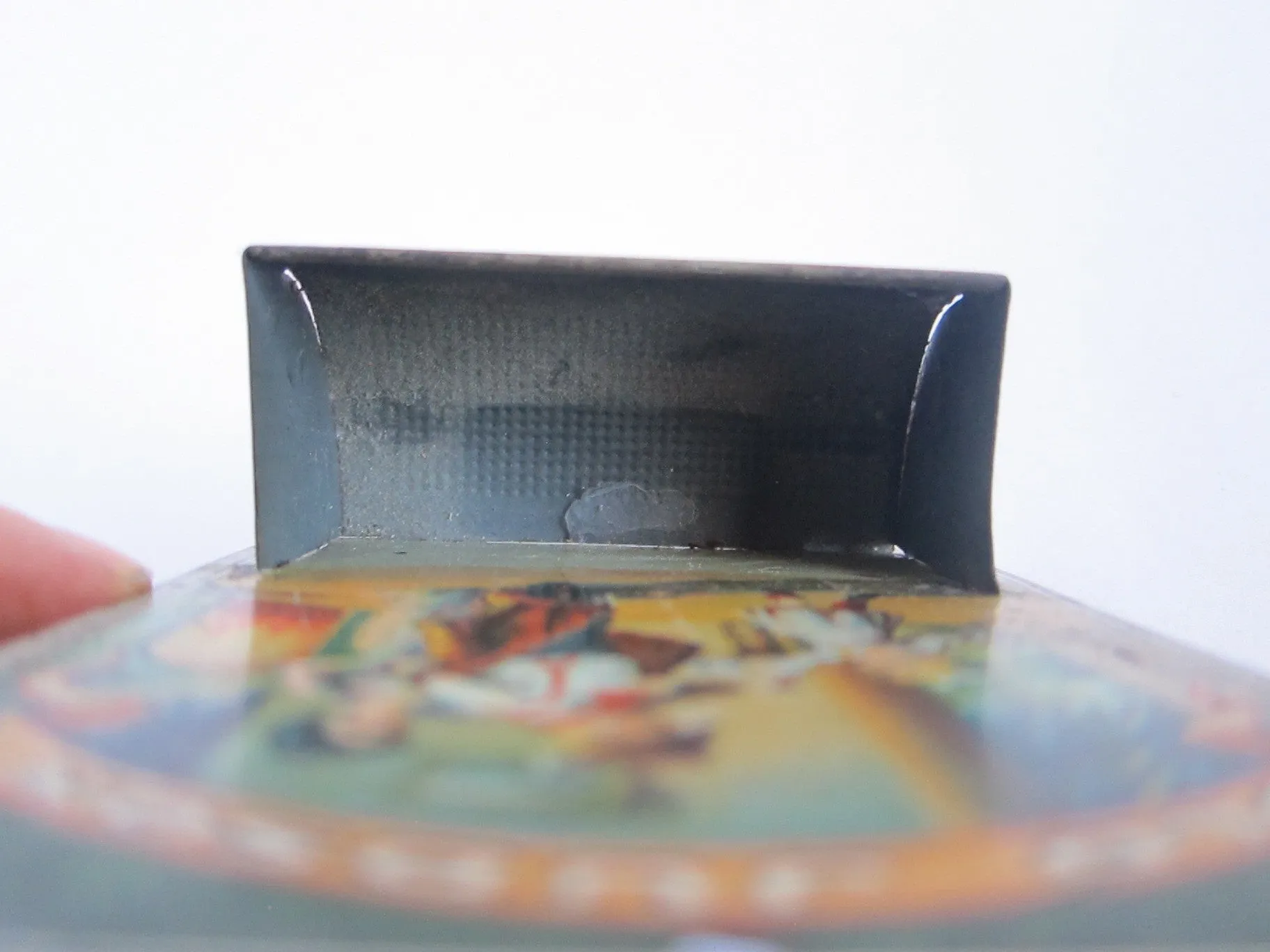 Vintage Advertising Old Judson Whiskey J C Stevens Match Holder