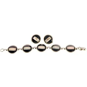 Vintage Bell Telephone Bracelet Princess Phones Under Glass w/ Ears 1950s