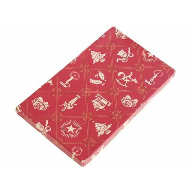 Vintage Box of Tally Cards Hand Painted 3D Birds Shells Flowers 1930s