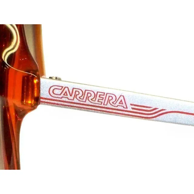 Vintage Carrera Aviator Glasses Red Ladies Model 5536 31 1980s