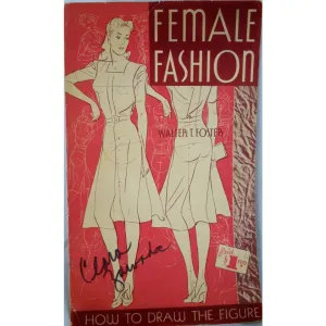 Vintage Fashion Book How To Draw The Female Figure 1940s
