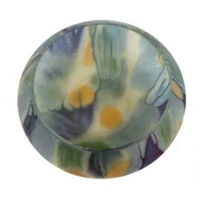 Vintage  Frosted  Glass Bowl  6" Arts & Crafts