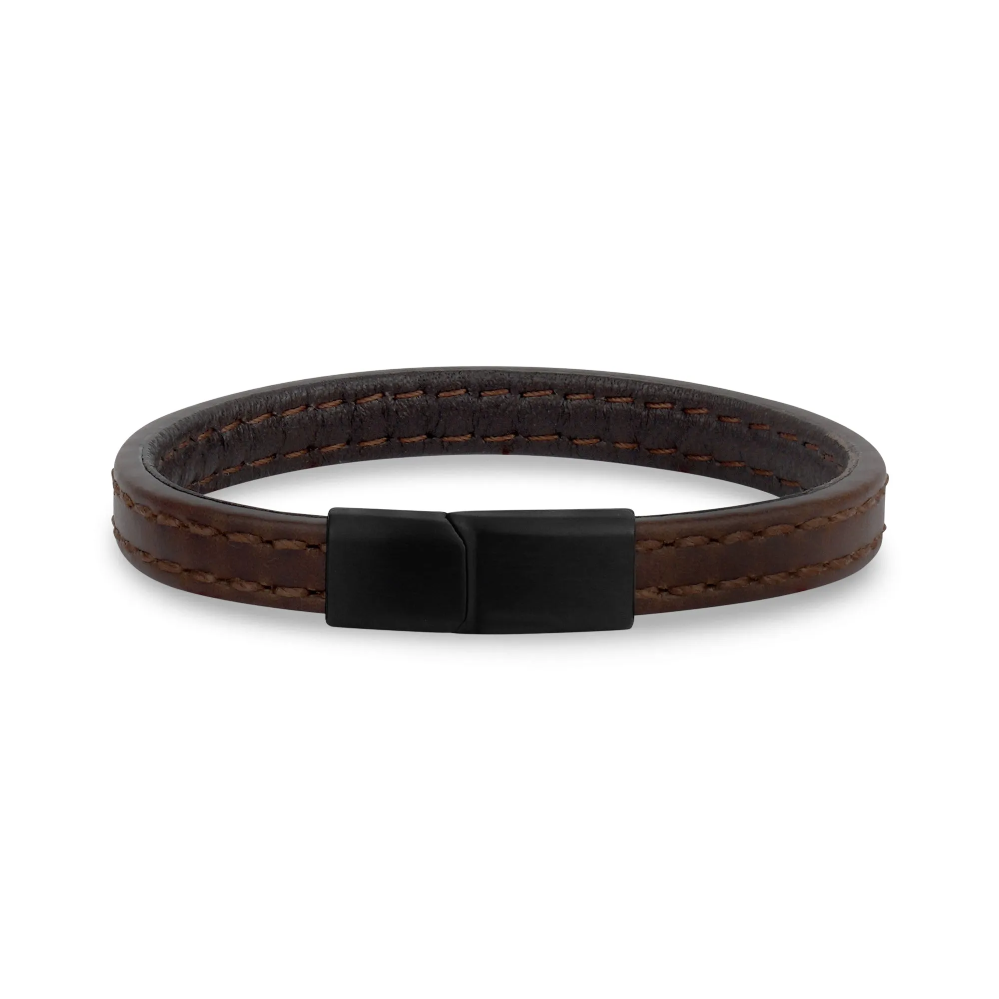 Vintage Leather Bracelet | 8MM