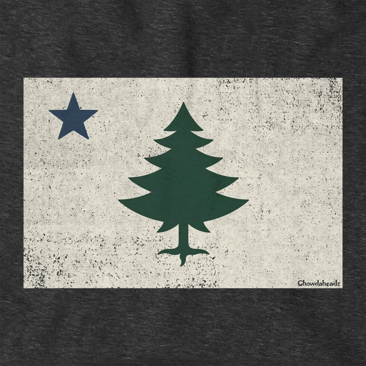 Vintage Maine Flag Hoodie