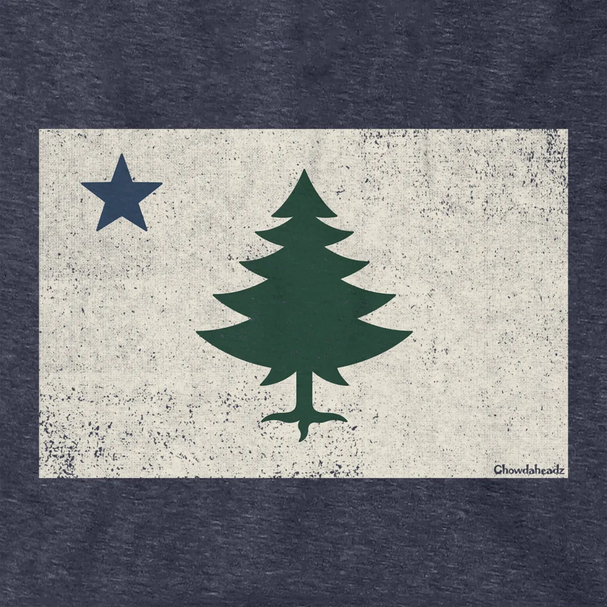 Vintage Maine Flag Hoodie
