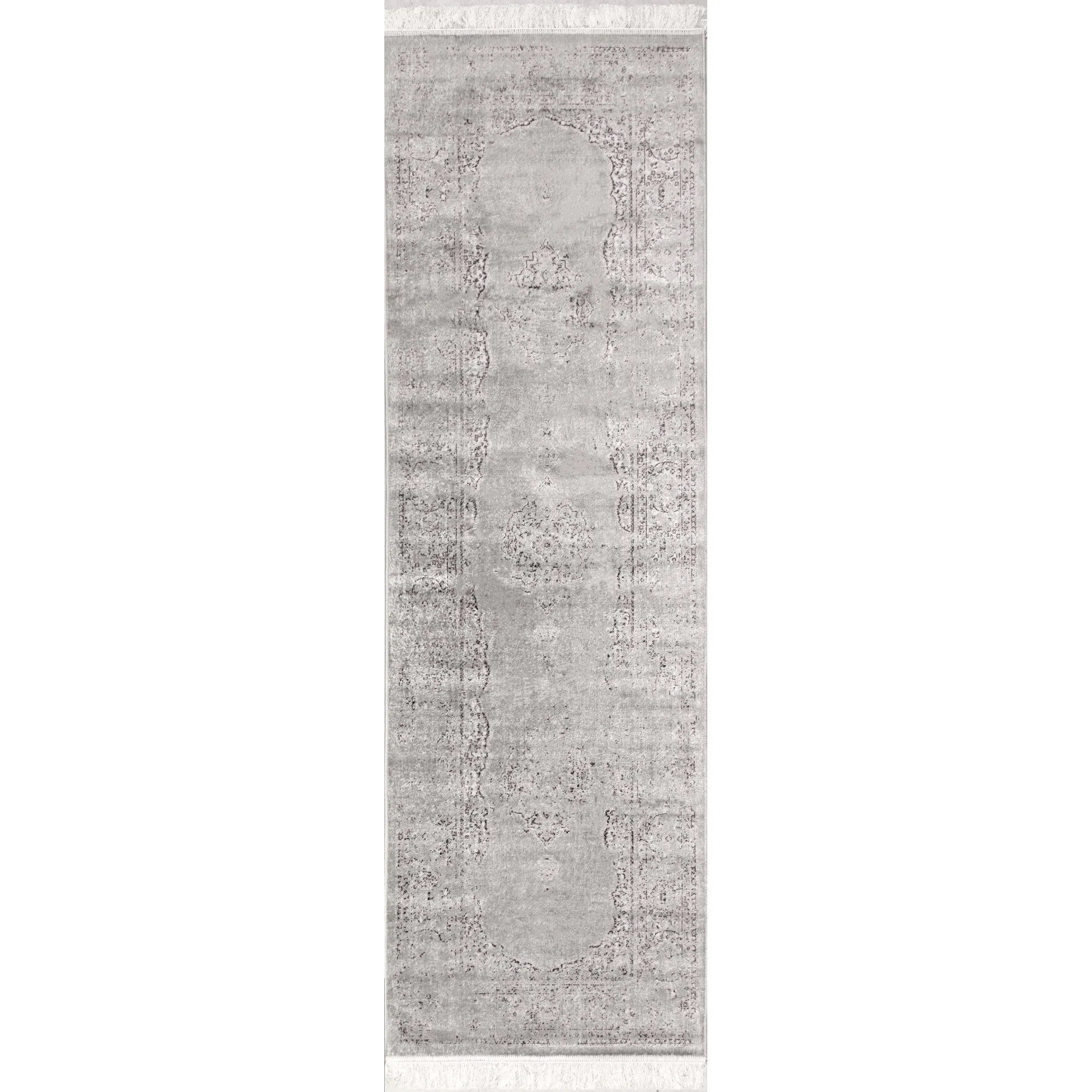 VINTAGE MEDALLION CANTRELL FRINGE RUG