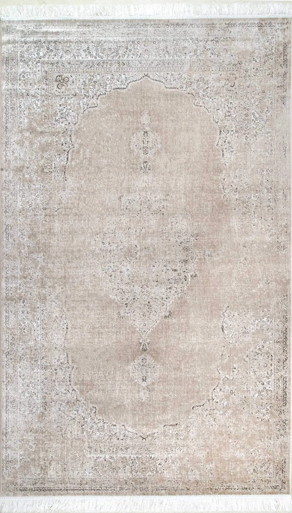 VINTAGE MEDALLION CANTRELL FRINGE RUG
