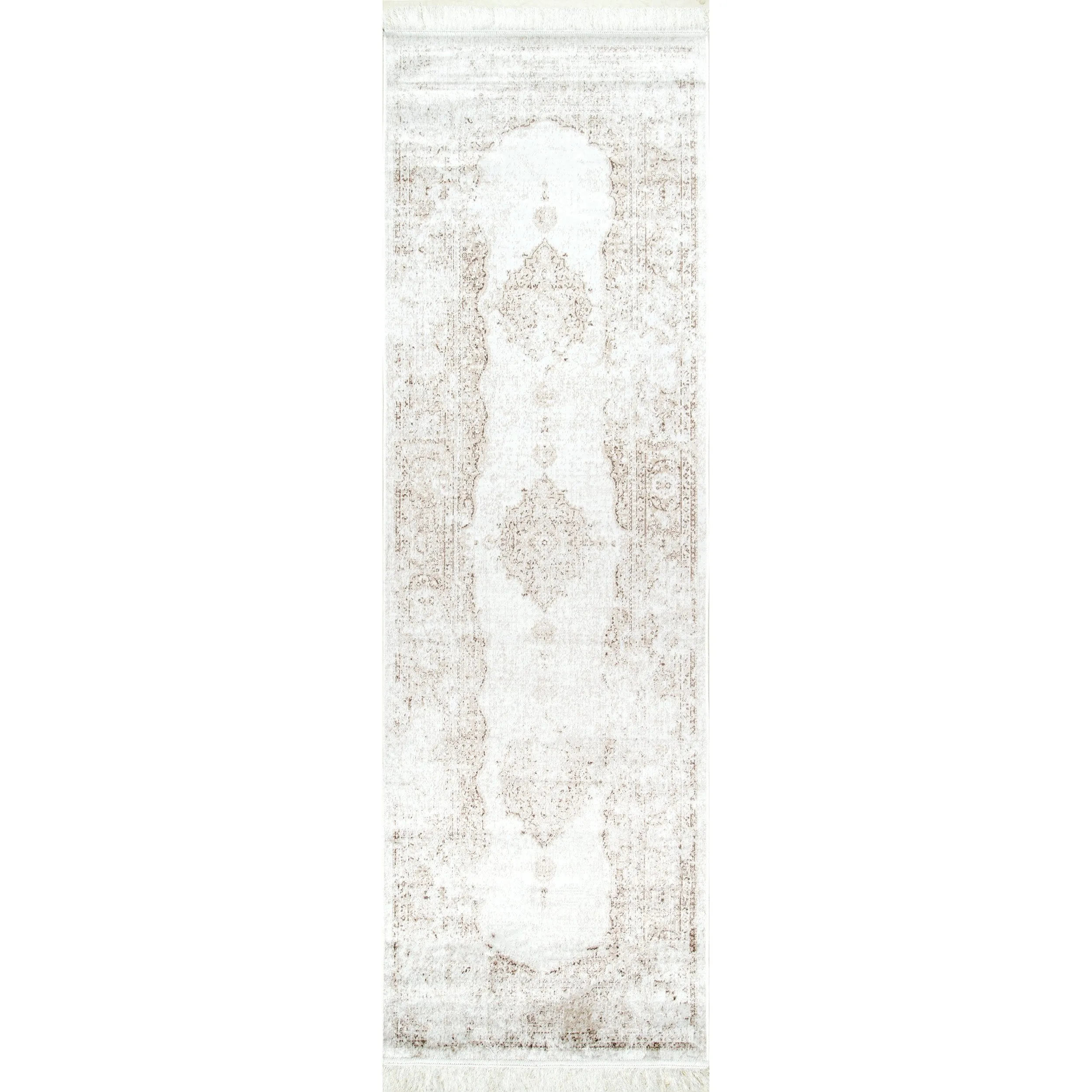 VINTAGE MEDALLION CANTRELL FRINGE RUG