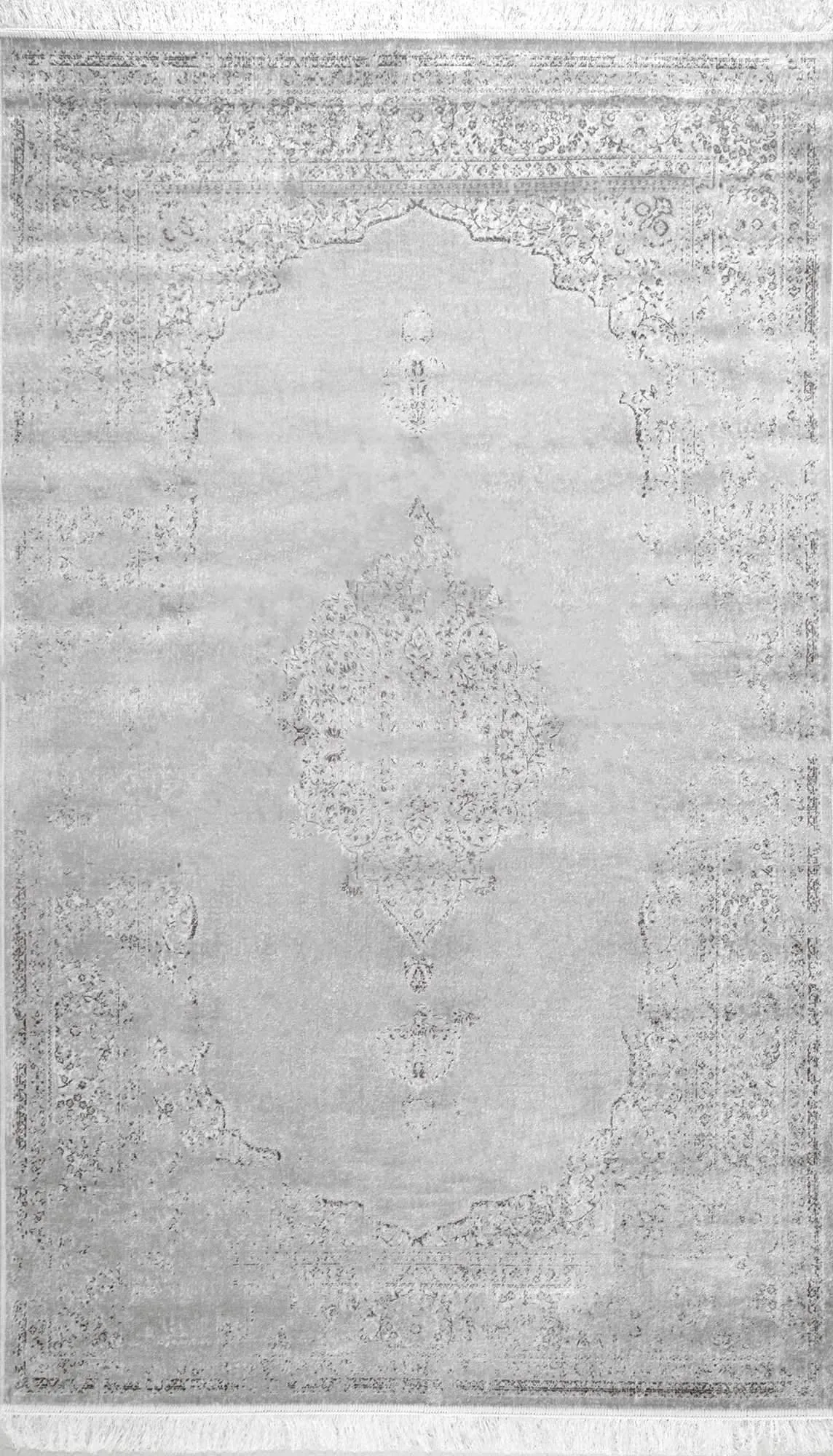 VINTAGE MEDALLION CANTRELL FRINGE RUG