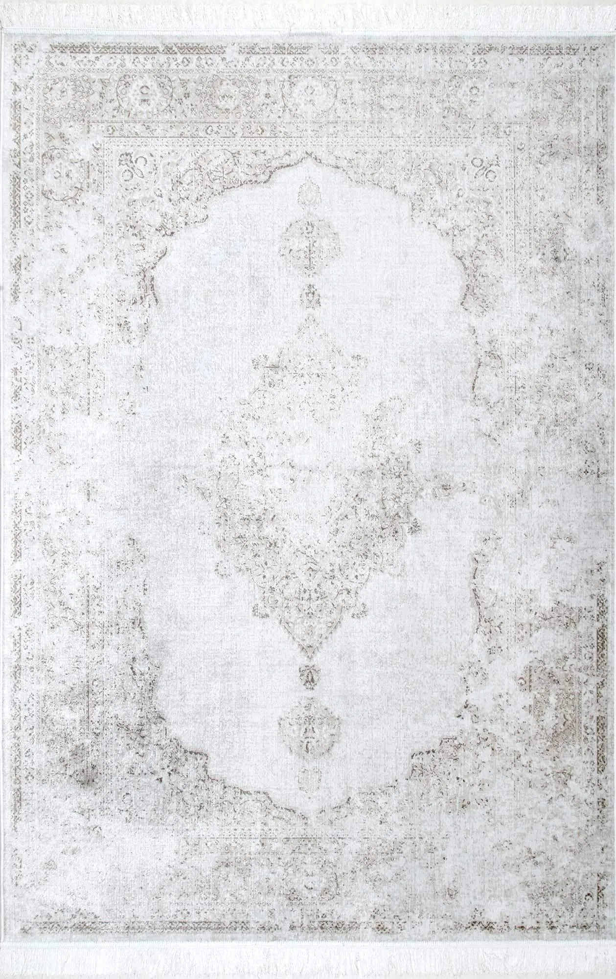 VINTAGE MEDALLION CANTRELL FRINGE RUG