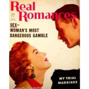 Vintage  Real Romances Magazine April 1954
