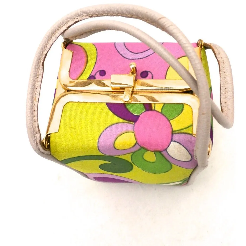 Vintage Square Miniature Purse Pucci 1970s Italy