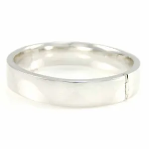 Vintage Sterling Silver Hinged Bracelet Classic 1980S